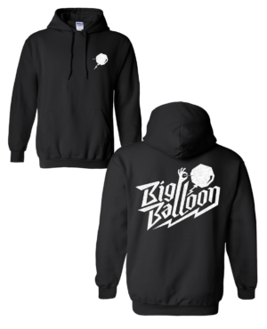 Black Hoodie - Front and Back Logo