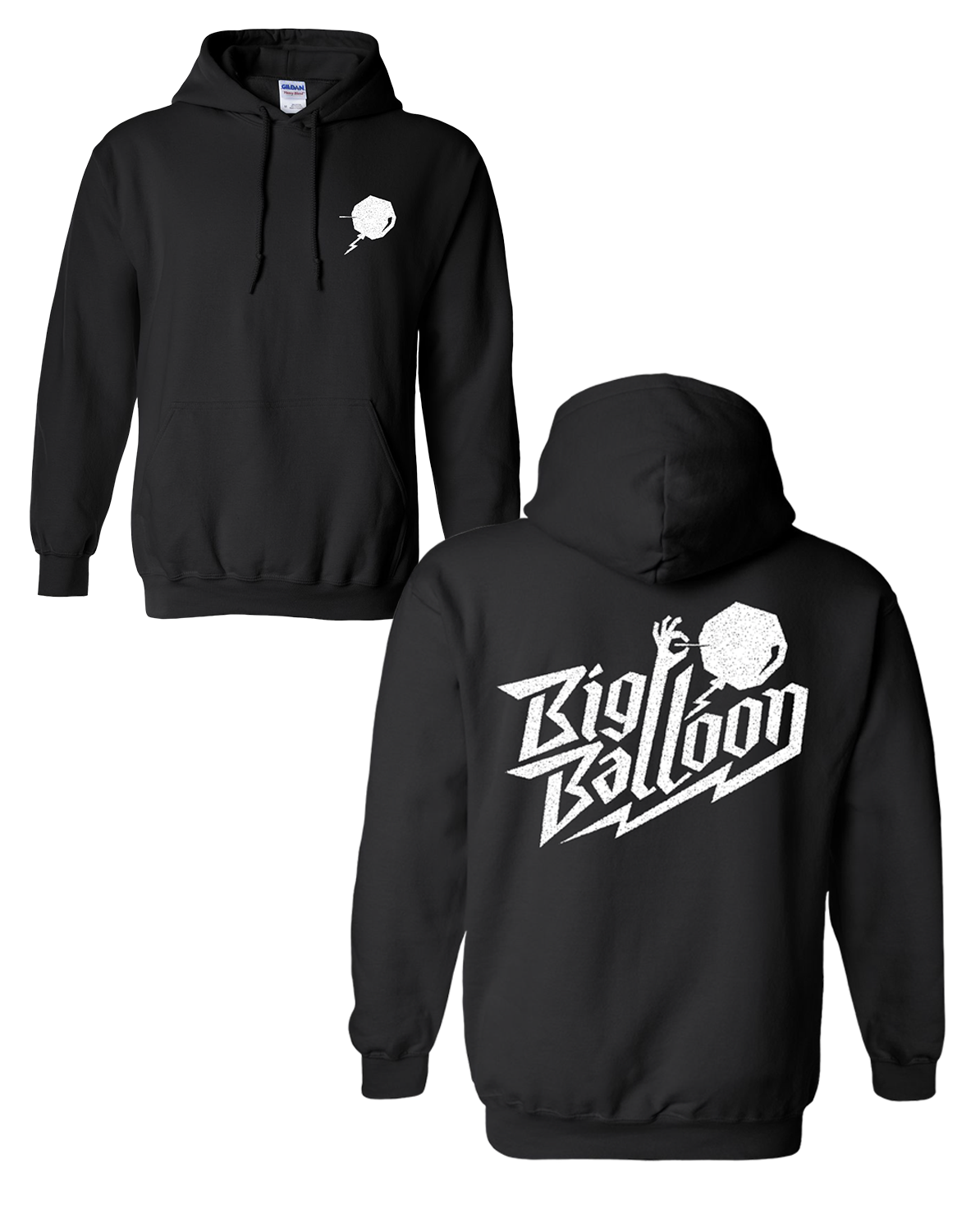 Black discount hoodie back